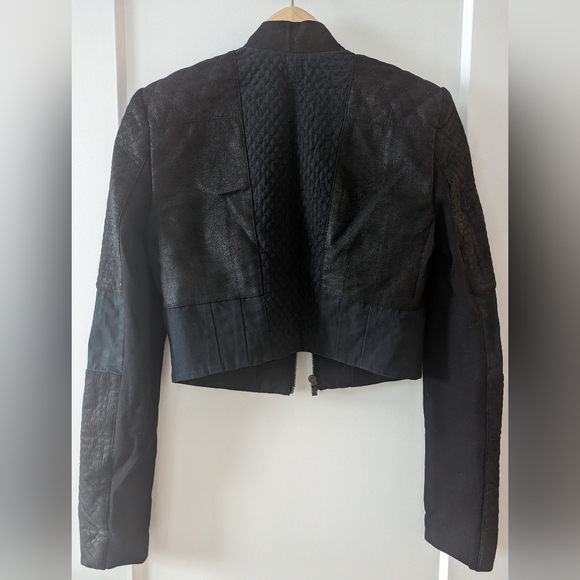 BCBG Maxazaria Black Utility Jacket - Picture 3 of 4
